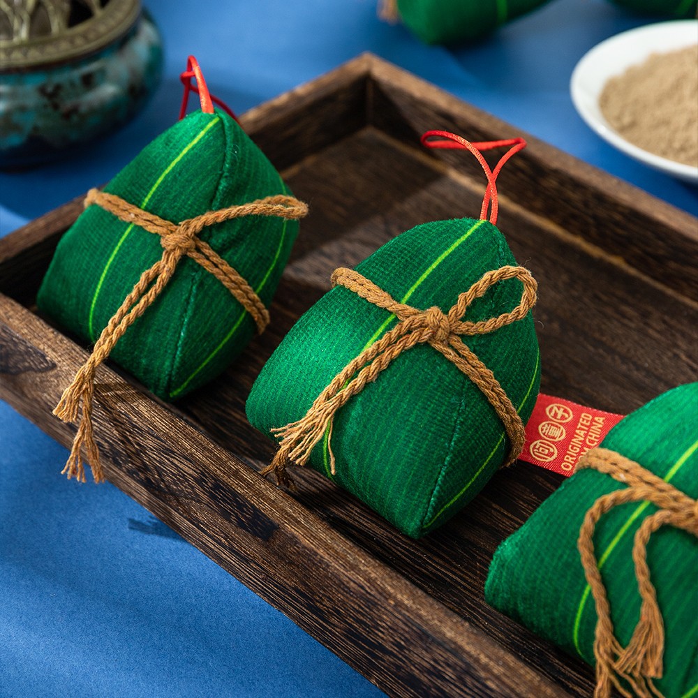 Dragon Boat Festival bolsita zongzi bolsita repelente de mosquitos Medicina Tradicional China bolsita coche aromaterapia portátil monedero colgante bolsita pequeña para niños
