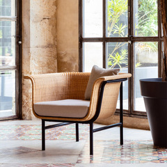 戶外家具東南亞民宿藤椅沙發庭院編小茶几鳥巢椅落地室內客廳陽台