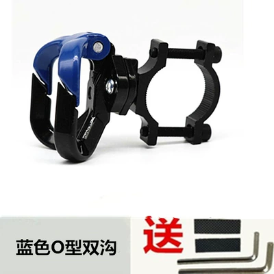 Battery Car Multi-Function Hook – Other Electric Vehicle Accessories - double-hook-o-type-black-and-blue-black-pipe-clamp