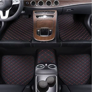 Cross-border Amazon universal car floor mats, waterproof leather version, wholesale and dropshipping from cross-border manufacturers, foreign trade PVC labeling