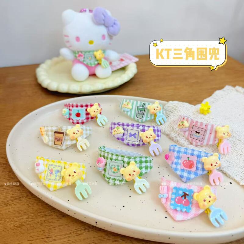 Cute Hello Kt Doll Clothes Triangle Scarf Bib 13/10cm Super Cute Doll Hat and Clothes [Direct from the Manufacturer]