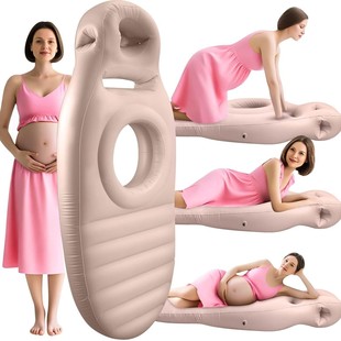 Cross-Border Ready-Made Inflatable Maternity Pad, Pvc Flocking Thickened Indoor Foldable Inflatable Maternity Pad