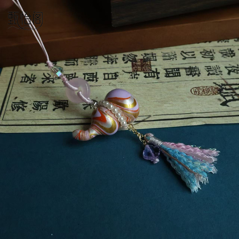 飘漆葫芦手机挂车挂包挂挂件手绳diy手链手串提溜配件吊坠|undefined