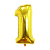 Digital golden balloon, silver children's layout, decorations, Birthday gift