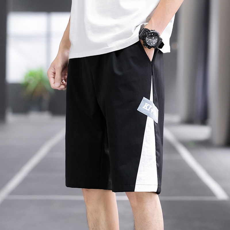 2021短裤男夏季新款潮牌ins宽松五分裤男士休闲中裤子薄款沙滩裤|ms