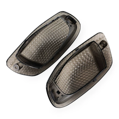 Suitable for Kawasaki ZZR1100D ZZR1200 ZX-11 modified motorcycle front turn signal shell indicator light shell (Motosiklet ləvazimatları və aksesuarları) - zzr1100d-headlight-housing-black