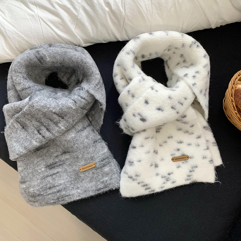 2025 bufandas coreanas nuevas bufandas calientes y suaves bufandas de dama bufandas de lana de punto bufandas al por mayor