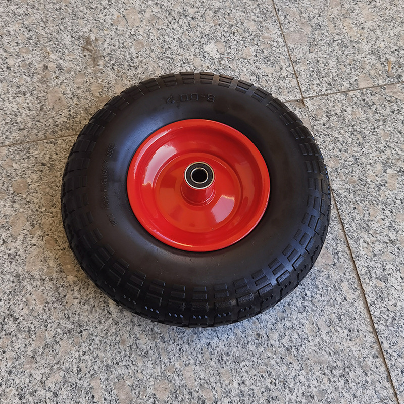 400-6充气轮实心轮手推车用