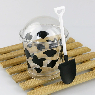 Mousse Cup Delivery Cup Cup Cup Covering Plastic Tiramisu Cup Fruit Pudding Wooden Cup Cake