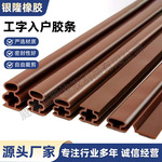 防盗门工字密封条门贴防撞条门缝保暖挡风胶条进户门自粘型隔音条