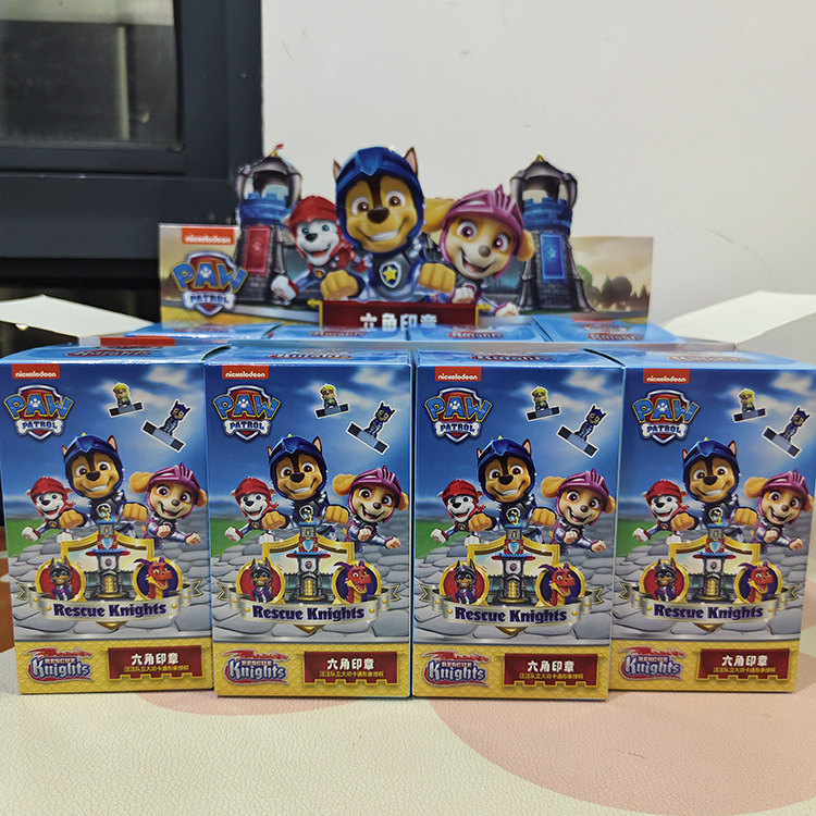 Official Paw Patrol Hexagonal Stamp: Chase, Marshall, and Skye Stamps&mdash;Cute Doll Decorations Perfect as Wholesale Gifts