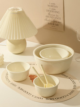 奶油风碗碟套装家用2025新款碗筷盘子碗具组合感碗盘餐具套装