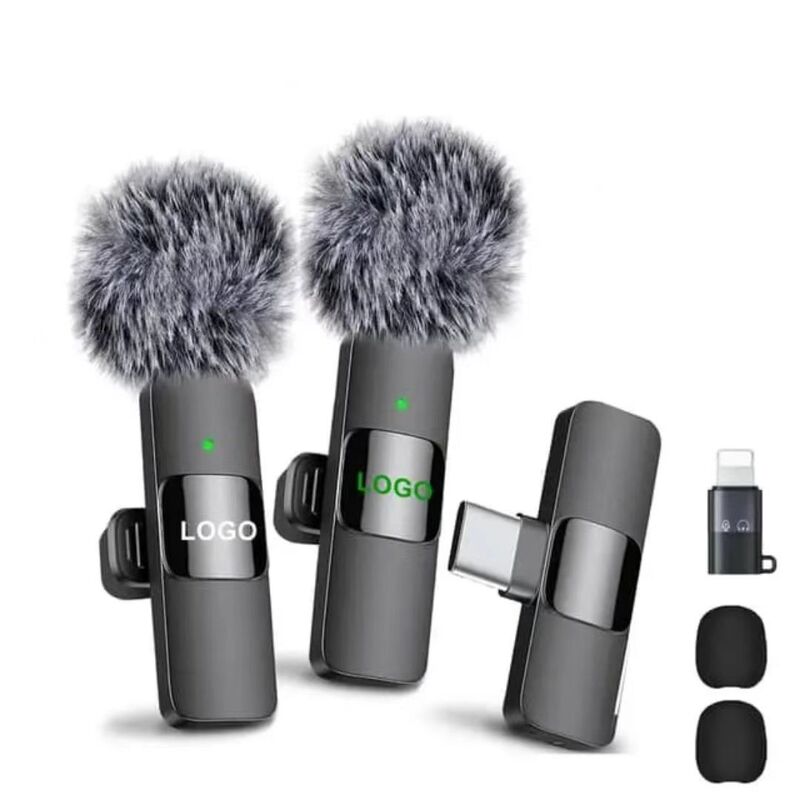 K9 Wireless Lavalier Microphone Cross-Border Bestseller Full Set Mobile Phone Recording Noise Reduction Streamer Live Broadcast Headset