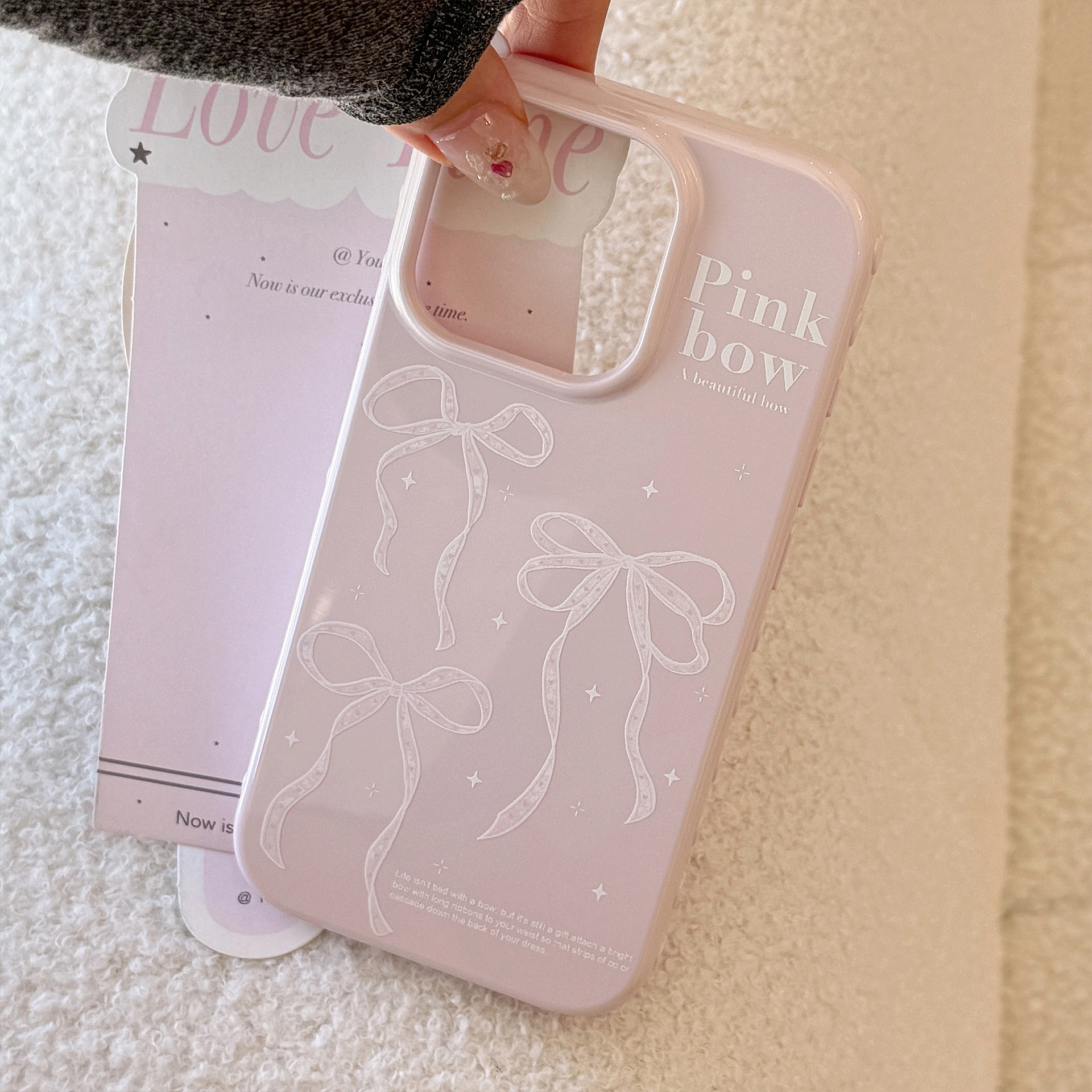 Coque De Téléphone À Nœud Ballet Pour Iphone Pro Max Plus_voghion.com