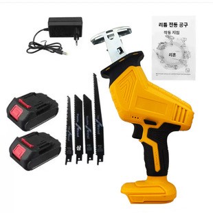 Lithium battery rechargeable saber saw reciprocating saw cutting wood cutting firewood family courtyard pruning saw