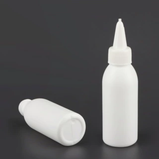 定制 50ml颜料油墨分装瓶 50毫升uv胶润滑油包装瓶 hdpe塑料瓶子
