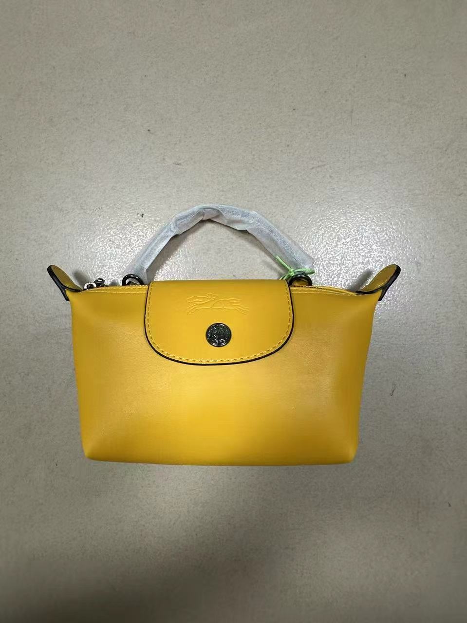 Leather mini honey color