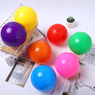 in stock Wholesale 12cm Round Gashapon Colorful Gashapon Plastic Case Surprise Blind Box Gift Shell Gift Ball