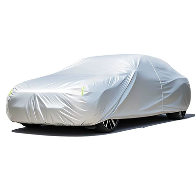 Car clothing: Cloth Thickened Car Cover, Anti-Hail - 2s-small-hatchback-210d-oxford-cloth-silver