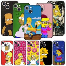 适用iPhone16手机壳辛普森一家卡通手机壳