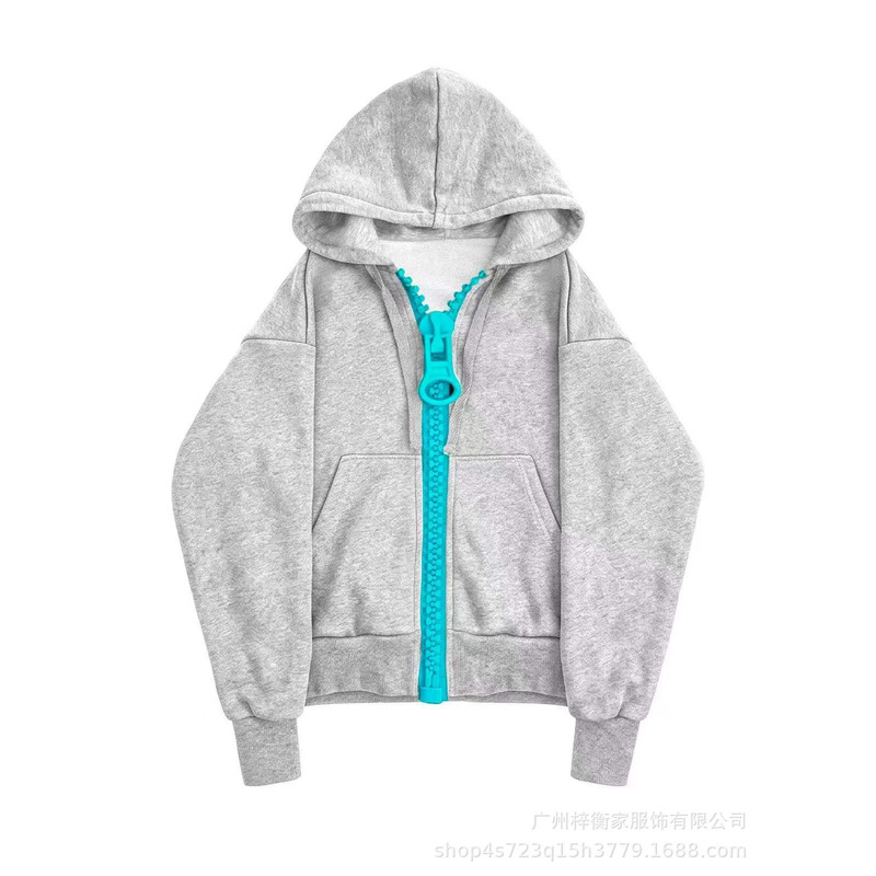 Cross-border Gothic fashion style creative design oversized zip-up hoodie, slimming Harajuku street style unisex sports hoodie Cross-border Gothic fashion style creative design oversized zip-up hoodie, slimming Harajuku street style unisex sports hoodie
