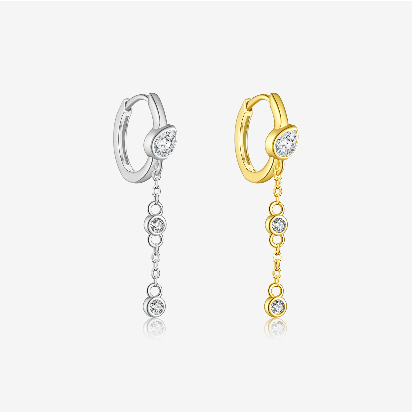 S925 Sterling Silver Tassel Pendant Earrings Earrings Women's Simple All-match Classic High-end Design 2024 New Explosions