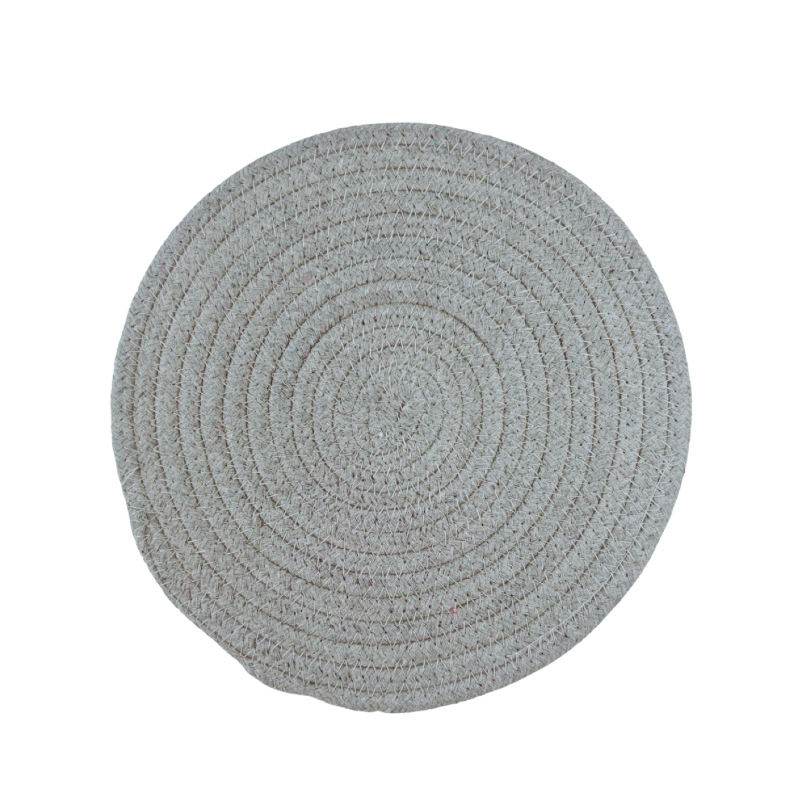 almohadilla de mesa aislante simple almohadilla de taza multifuncional almohadilla de disco tejido almohadilla de aislamiento térmico hogar almohadilla de aislamiento térmico de comedor occidental