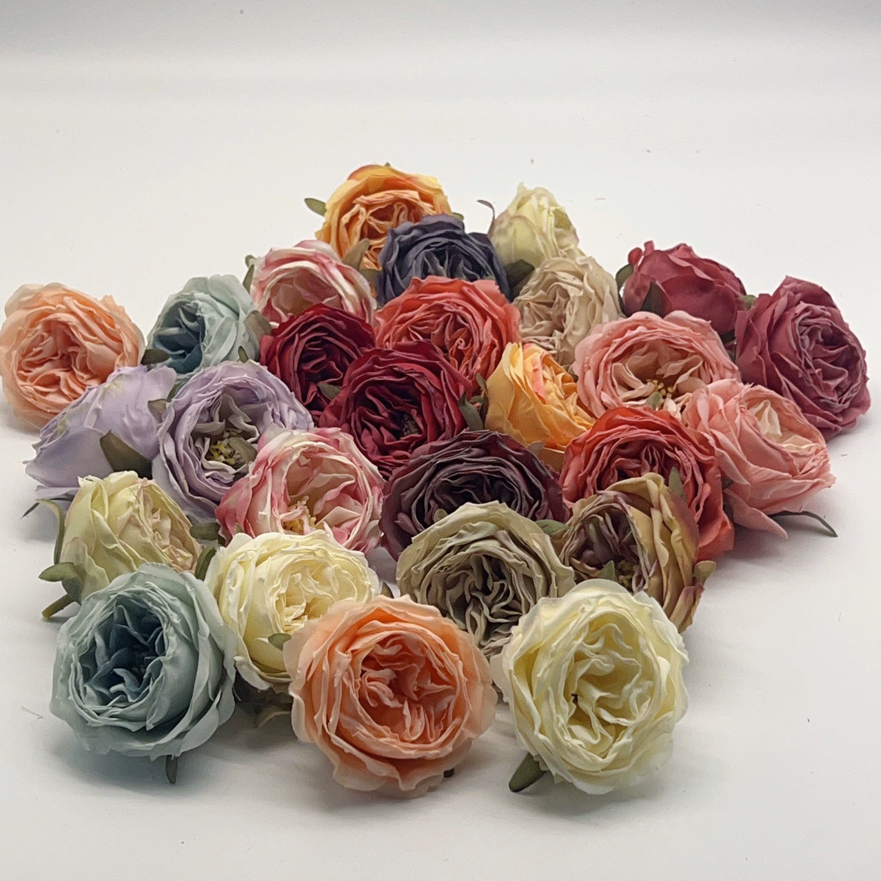 Европейский лунный цветок, корсаж ручной работы, украшение для головного убора, роза, свадебный цветок без сердцевины, креативные цветы на стену