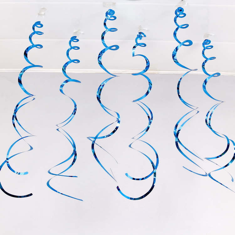 Decoración navideña vórtice PVC espiral colgante decoración de ventanas de flores de corredor diseño de decoración de techo a medida