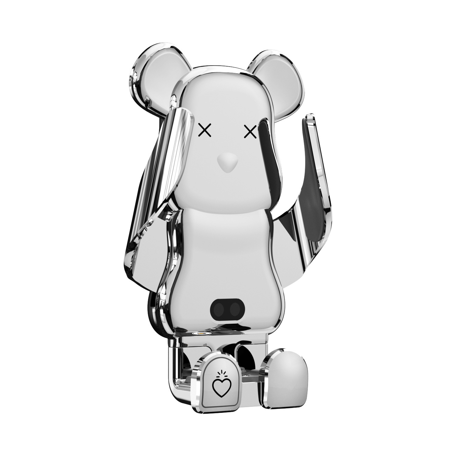 Dibujos animados lindo oso R13 coche carga inalámbrica soporte de teléfono móvil salida de aire navegación productos para automóviles al por mayor transfronteriza