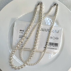 Shijia パールネックレスフレンチエレガントファッションネックレス女性ニッチ多用途ファッションデザイン鎖骨チェーン新しいトレンディなチェーン