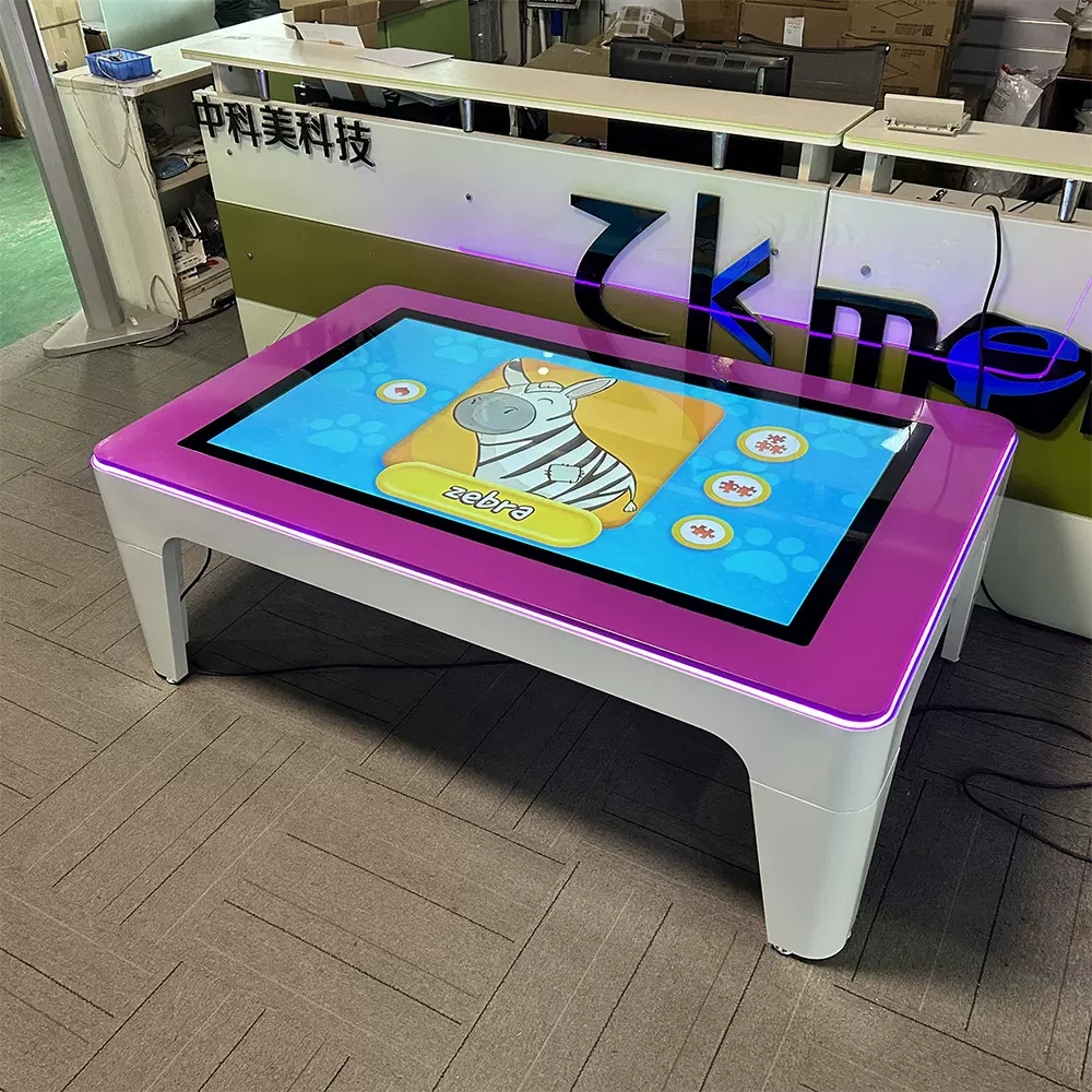 工厂批发32/43/55寸儿童互动触摸桌电容屏桌一体机显示器多功能