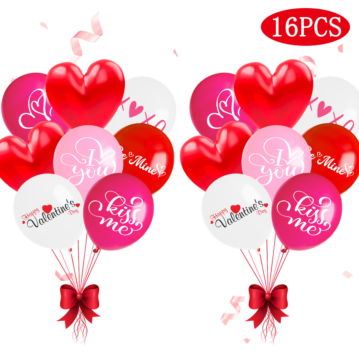 Valentine's Day Cartoon Style Letter Emulsion Party Festival Balloons display picture 1