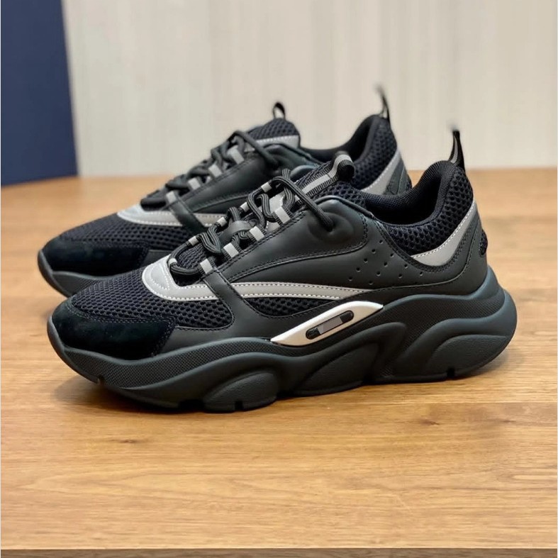 European New Shoes B22 Men's Summer Sports Shoes Thick-Soled Mesh Breathable Lightweight Heightening Versatile Dad Shoes