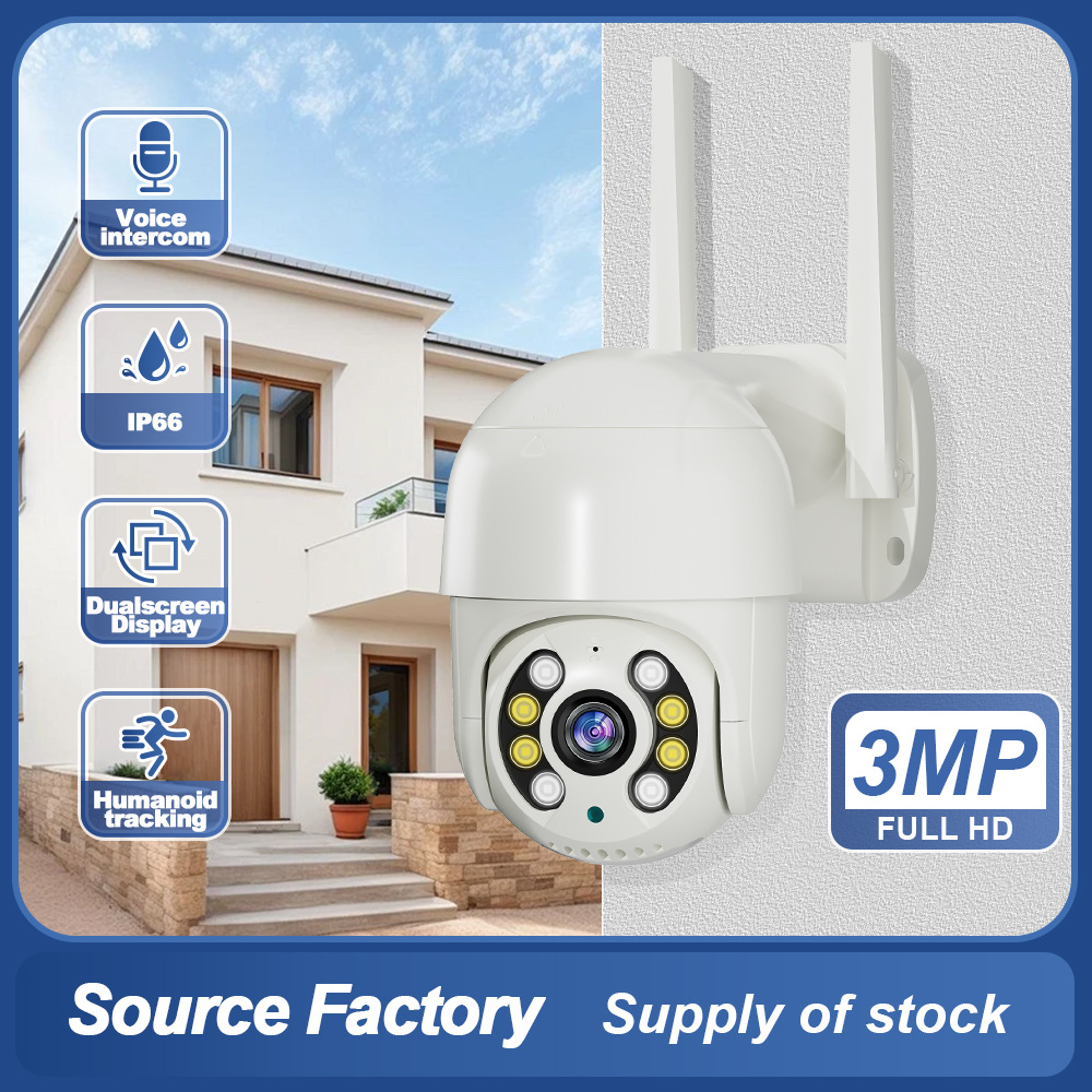 Wifi Outdoor Waterproof A8 Dome Camera 1080P Wireless Network Camera Alarm Mobile Phone Remote Monitor Factory