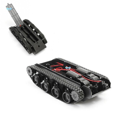 Light-Duty Shock-Absorbing Tank Rubber Crawler Car Chassis