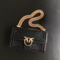 Straight gold embossed black large size