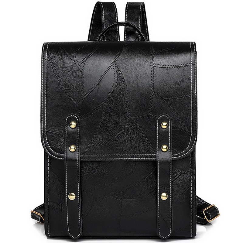 Transfronterizo 2024 nueva mochila retro casual para mujer estudiante universitario mochila antirrobo mochila simple para computadora al por mayor