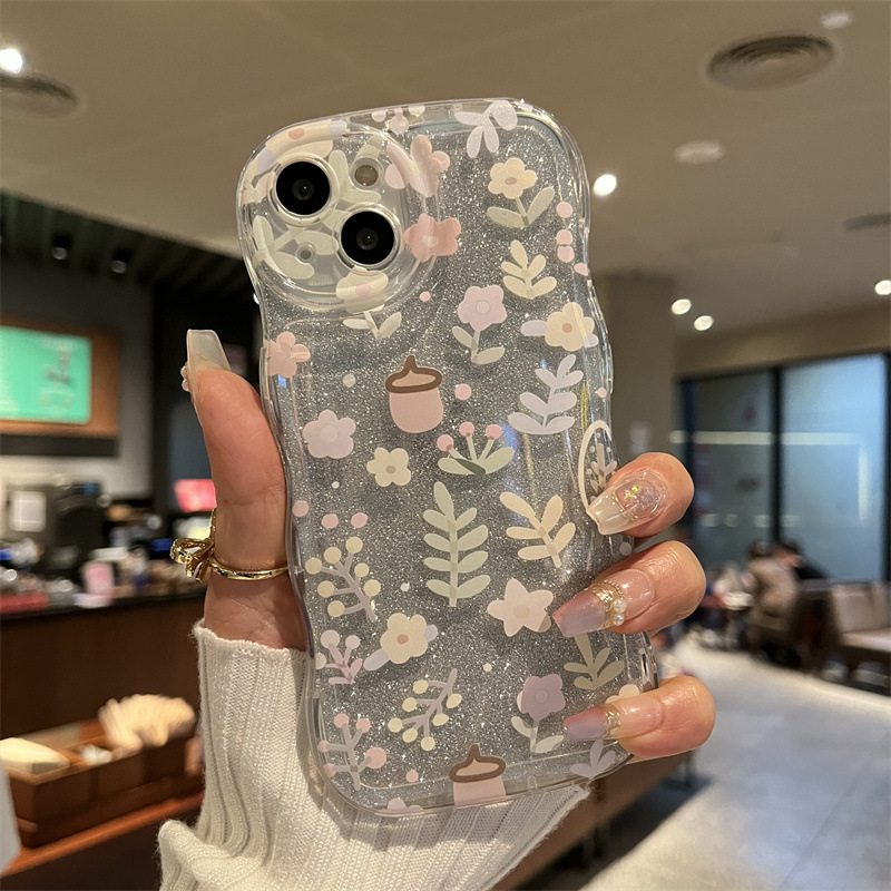 Applicable to iPhone13 transparent protective case Apple 11 wave air cushion phone case 14 Bubble Drop-resistant 12 all-inclusive soft Applicable to iPhone13 transparent protective case Apple 11 wave air cushion phone case 14 Bubble Drop-resistant 12 all-inclusive soft