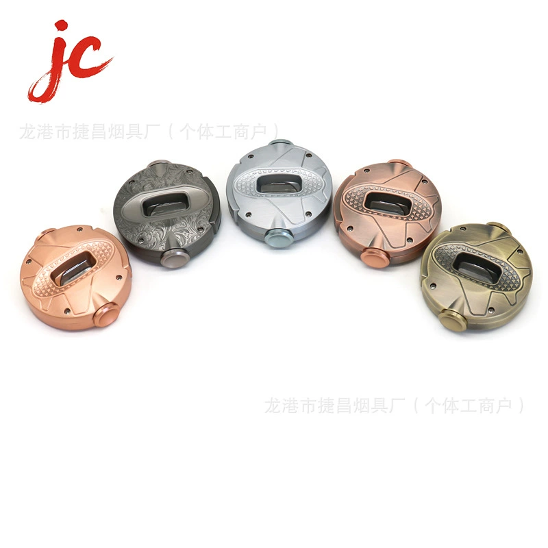 Кросс-бордерный резак для сигар из цинкового сплава, многоцветный V-образный острый креативный гироскоп, популярная модель, продажа напрямую с завода.