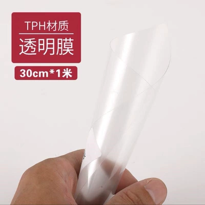 Mercedes-Benz headlight tinting film for C-Class, E-Class, S-Class, transparent purple photochromic film, light-controlled color changing film, blackening modification (Car headlight protective film) - transparent-protective-film-30cm150cm-default