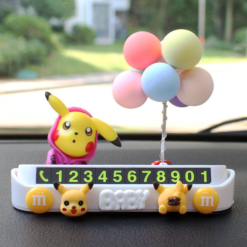 Pikachu de una sola palabra-Blanco + Rosa suéter (pequeño) + bola de Marka