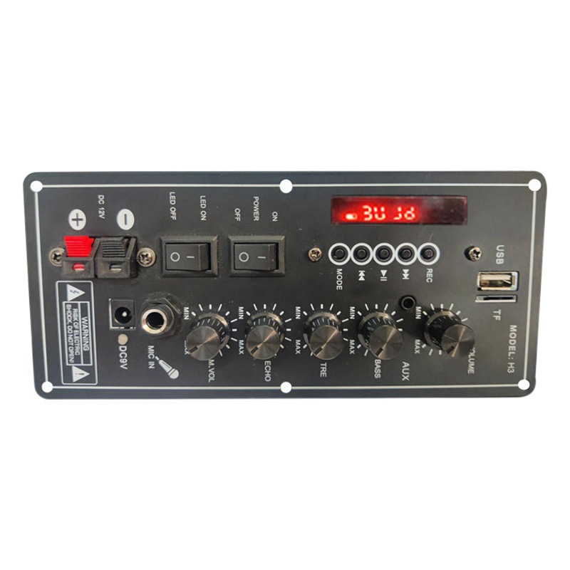 Transfronterizo dedicado amplificador de coche cuadrado danza altavoz amplificador de potencia 7,4 V batería de litio al aire libre Bluetooth carro promoción