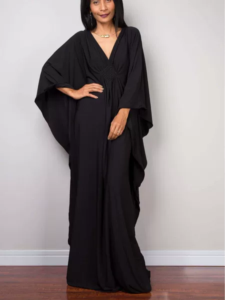Cross-border rayon beach blouse woven loose holiday robe bikini sunscreen shirt bat sleeve robe MBZ001