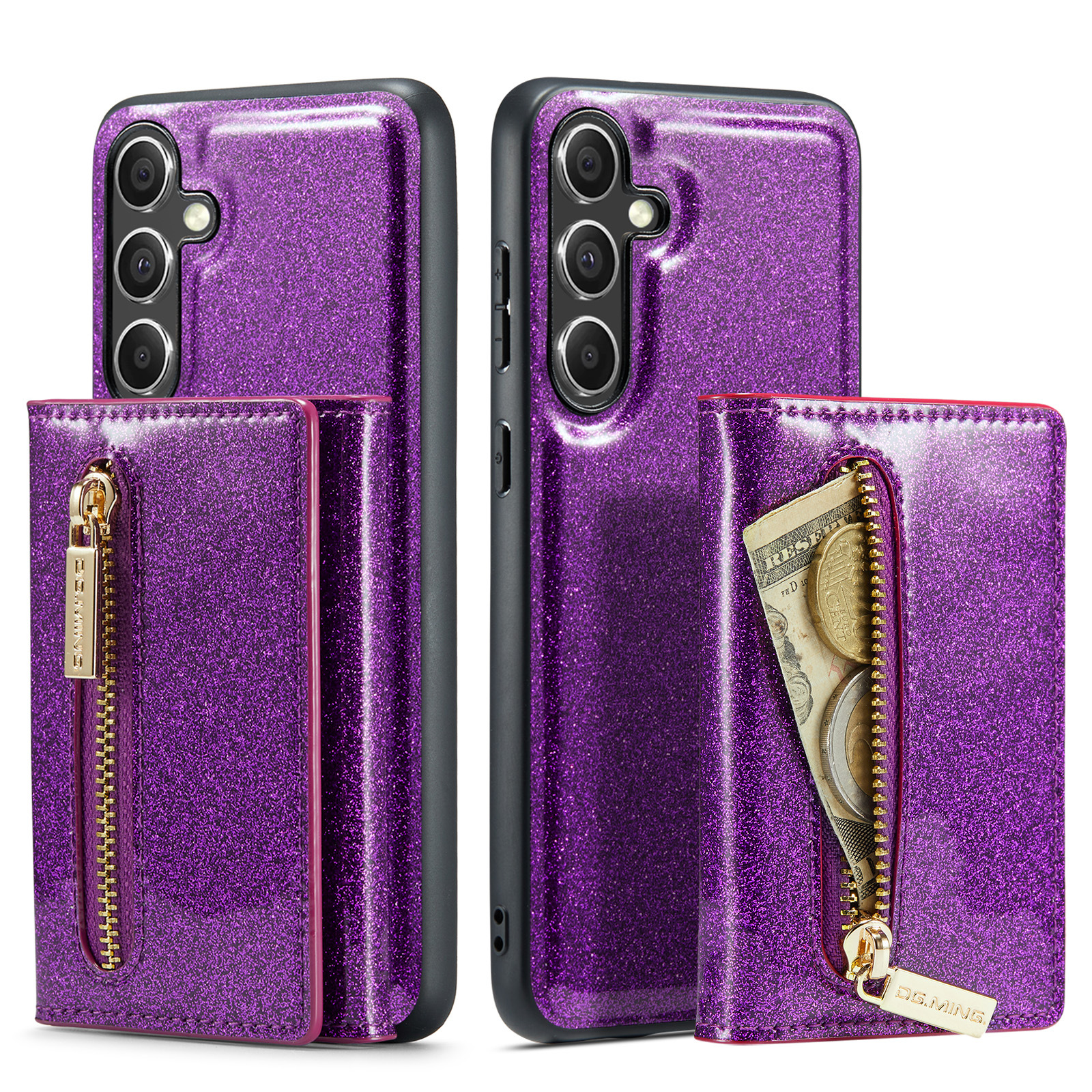 M3 per Samsung S20 FE due in uno borsa per schede flash custodia per cellulare S20 FE custodia protettiva con cerniera magnetica_voghion.com