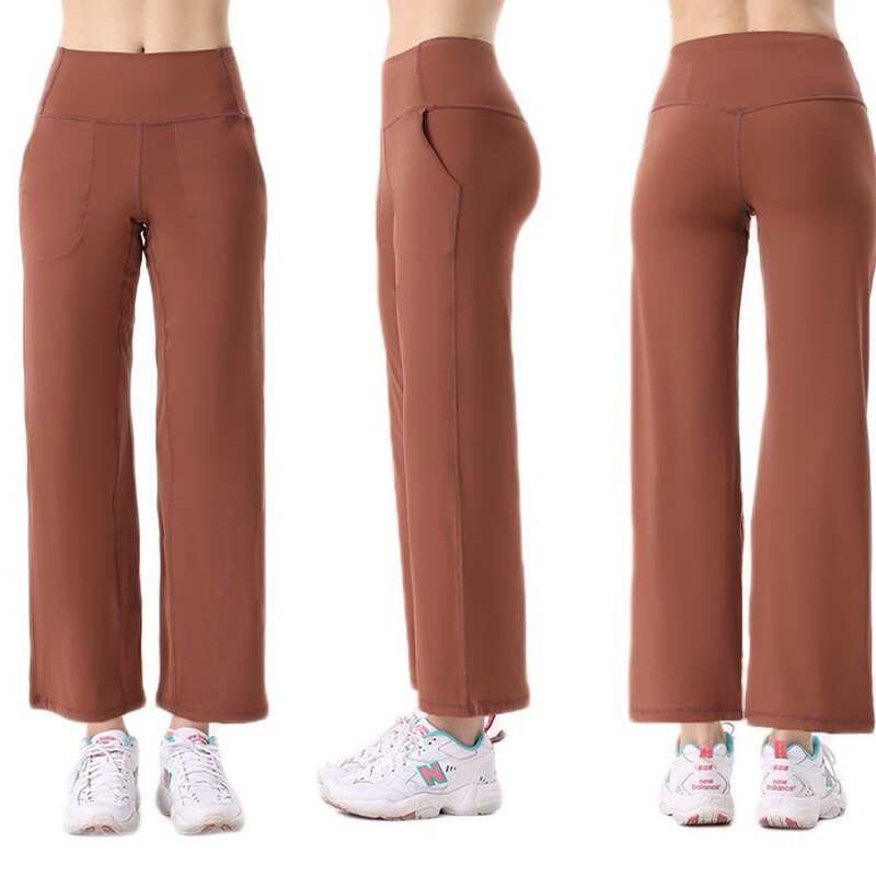 Uarun Yoga Pants for Women, High-Waisted Wide-Leg Pants, 28inch Inches Long, High Elasticity, Casual Fitness Yoga Pants Uarun Yoga Pants for Women, High-Waisted Wide-Leg Pants, 28inch Inches Long, High Elasticity, Casual Fitness Yoga Pants