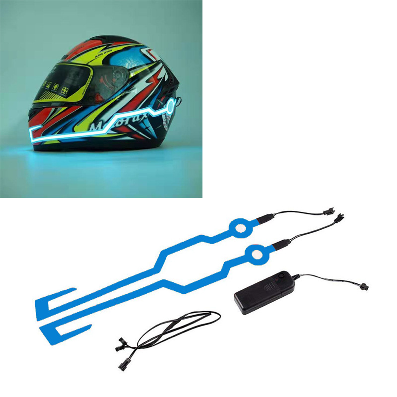 El Helmet Light Motorcycle Luminous Helmet Light Luminous Strip El Charging Helmet Luminous Strip Manufacturer El Helmet Strip