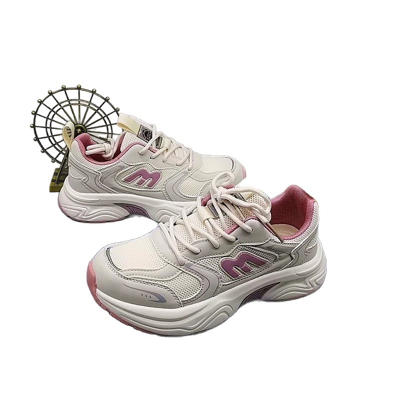 Nuevos zapatos para niños de doble red de tamaño grande 2026 primavera y verano clásicos coreanos de zapatos de correr de estilo universal estudiantes zapatos deportivos casuales zapatos para niños grandes