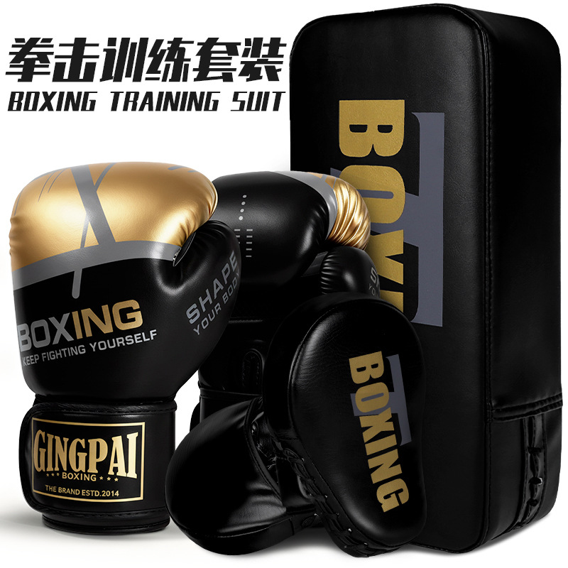 Boxing Gloves for Children and Adults, Training Hand Targets, Sandbag Foot Targets, Boxing Gloves, Muay Thai Fighting Professional Men's and Women's Set