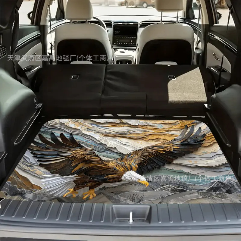 Cross-Border Nordic Pickup Truck Trunk Mat, Water-Absorbent and Easy-Care Car Mat, Amazon Temu Drop-Shipping Dust-Proof Mat